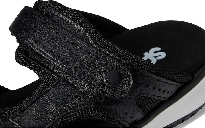 SAS Embark Adjustable Comfort Sport Slide Women's Sandals Black : 8 W - Wide (C), Leather/Rubber/Textile - Image 7