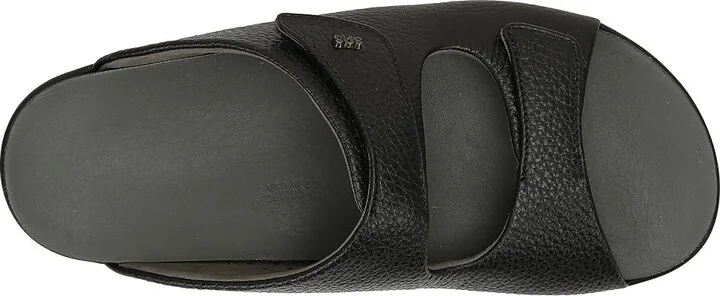 SAS Encore Adjustable Comfort Slide Sandal Men's Shoes Black : 8 W - Wide (E), Leather - Image 3