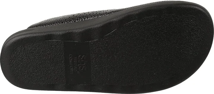 SAS Encore Adjustable Comfort Slide Sandal Men's Shoes Black : 8 W - Wide (E), Leather - Image 4