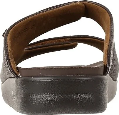 SAS Encore Adjustable Comfort Slide Sandal Men's Shoes Brown : 7 W - Wide (E), Leather - Image 5