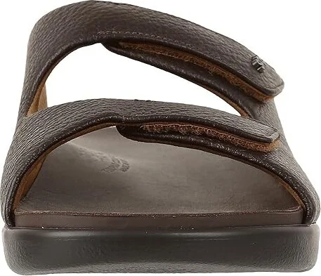 SAS Encore Adjustable Comfort Slide Sandal Men's Shoes Brown : 7 W - Wide (E), Leather - Image 6