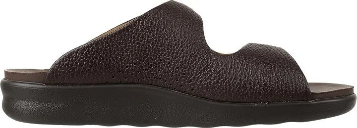 SAS Encore Adjustable Comfort Slide Sandal Men's Shoes Brown : 7 W - Wide (E), Leather - Image 8
