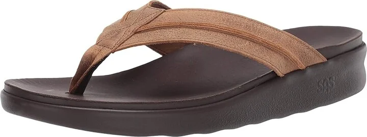 SAS Escape Flip-Flop Comfort Thong Sandal Men's Shoes Stampede : 8.5 M - Medium (D), Leather - Image 2