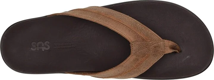 SAS Escape Flip-Flop Comfort Thong Sandal Men's Shoes Stampede : 8.5 M - Medium (D), Leather - Image 3