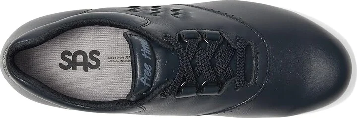 SAS Free Time Comfort Walking Shoe Women's Shoes Navy : 7 N - Narrow (AA), Leather - Image 3