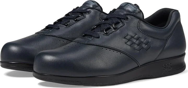 SAS Free Time Comfort Walking Shoe Women's Shoes Navy : 7 N - Narrow (AA), Leather