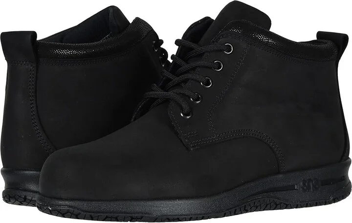 SAS Gretchen Women's Lace up casual Shoes Black/Moon Dust : 7.5 S - Slim (AAA), Leather