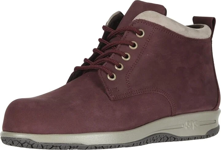 SAS Gretchen Women's Lace up casual Shoes Red/Taupe : 7.5 N - Narrow (AA), Leather - Image 2