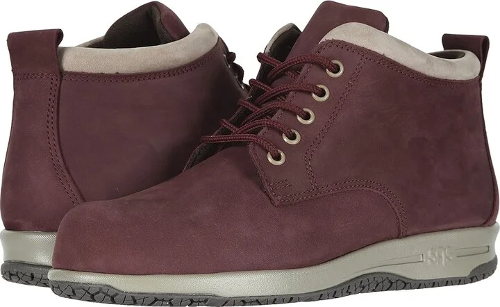 SAS Gretchen Women's Lace up casual Shoes Red/Taupe : 7.5 N - Narrow (AA), Leather
