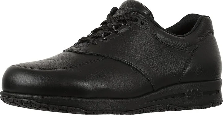 SAS Guardian Slip-Resistant Comfort Lace Up Men's Shoes Black : 8 S - Slim (B), Leather - Image 2