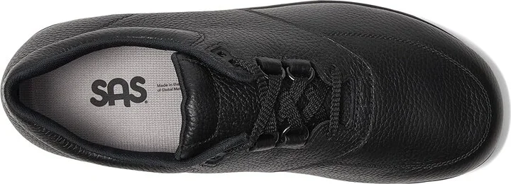 SAS Guardian Slip-Resistant Comfort Lace Up Men's Shoes Black : 8 S - Slim (B), Leather - Image 3