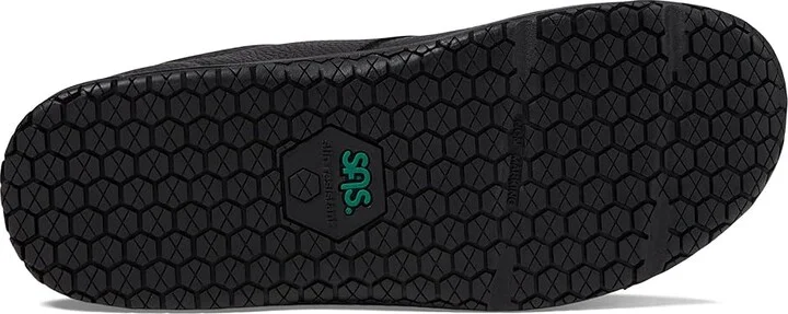 SAS Guardian Slip-Resistant Comfort Lace Up Men's Shoes Black : 8 S - Slim (B), Leather - Image 4