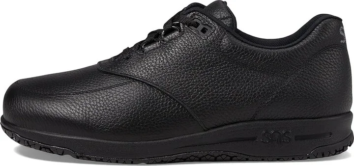 SAS Guardian Slip-Resistant Comfort Lace Up Men's Shoes Black : 8 S - Slim (B), Leather - Image 7