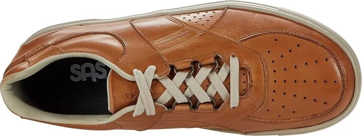 SAS High Street Lace Up Comfort Sneaker Men's Shoes Hazel : 12.5 S - Slim (B), Leather - Image 2