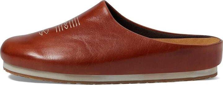 SAS Hinny Comfort Casual Mule Women's Flat Shoes Chestnut : 10.5 W - Wide (C), Leather - Image 5