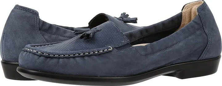 SAS Hope Tassle Loafer Women's Shoes Jeans : 5.5 M - Medium (B), Leather