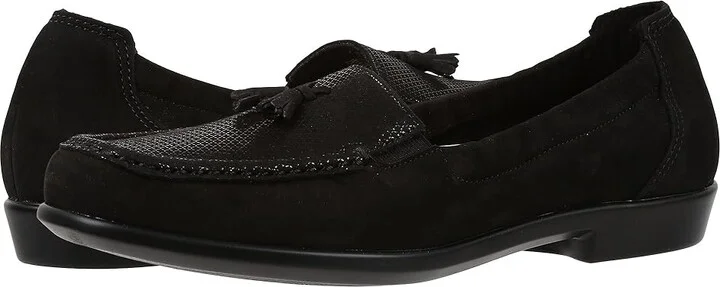 SAS Hope Tassle Loafer Women's Shoes Onyx : 7 N - Narrow (AA), Leather