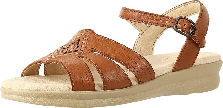 SAS Huarache Comfort Sandal Women's Shoes Antique Tan : 6.5 S - Slim (AAA), Leather - Image 2