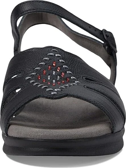 SAS Huarache Comfort Sandal Women's Shoes Black : 7 N - Narrow (AA), Leather - Image 3