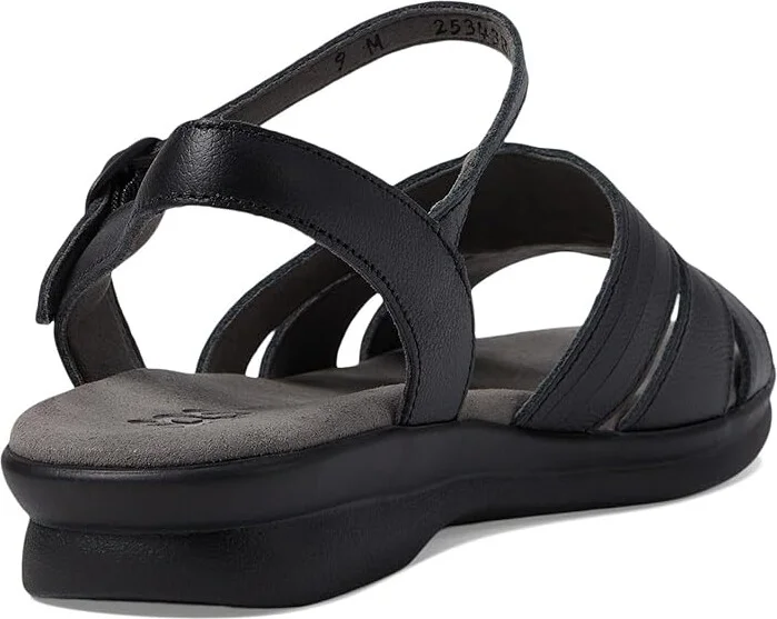 SAS Huarache Comfort Sandal Women's Shoes Black : 7 N - Narrow (AA), Leather - Image 5
