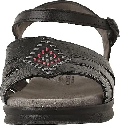 SAS Huarache Comfort Sandal Women's Shoes Black : 7 N - Narrow (AA), Leather - Image 6