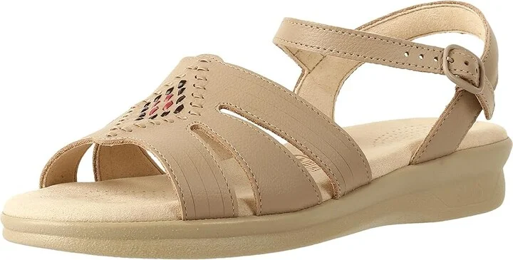 SAS Huarache Comfort Sandal Women's Shoes Natural : 7 N - Narrow (AA), Leather - Image 2