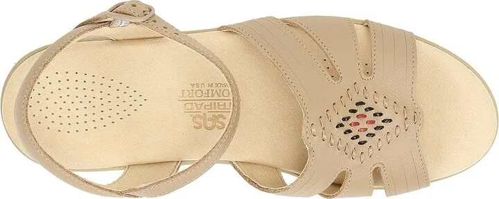 SAS Huarache Comfort Sandal Women's Shoes Natural : 7 N - Narrow (AA), Leather - Image 3