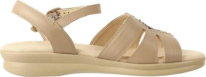 SAS Huarache Comfort Sandal Women's Shoes Natural : 7 N - Narrow (AA), Leather - Image 8