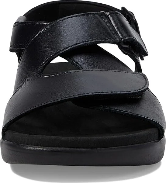 SAS Huggy Adjustable Comfort Sandal Women's Shoes Black : 6.5 N - Narrow (AA), Leather - Image 3