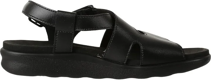 SAS Huggy Adjustable Comfort Sandal Women's Shoes Black : 6.5 N - Narrow (AA), Leather - Image 8