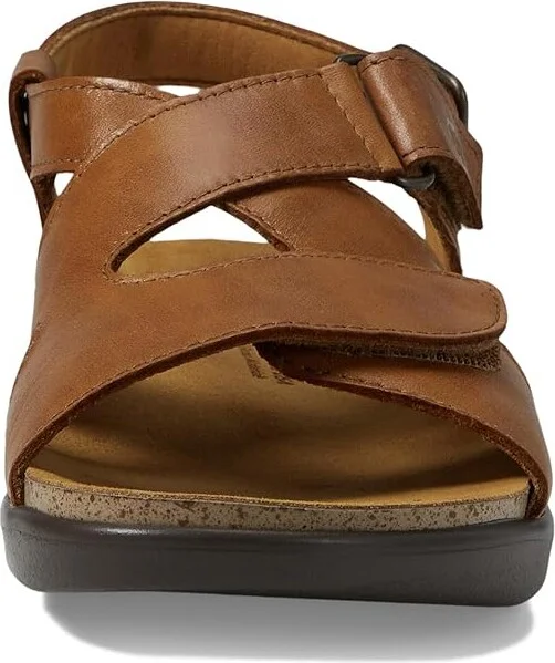 SAS Huggy Adjustable Comfort Sandal Women's Shoes Caramel : 7 N - Narrow (AA), Leather - Image 3