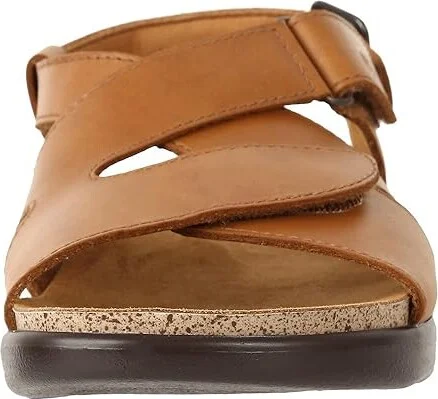 SAS Huggy Adjustable Comfort Sandal Women's Shoes Caramel : 7 N - Narrow (AA), Leather - Image 6