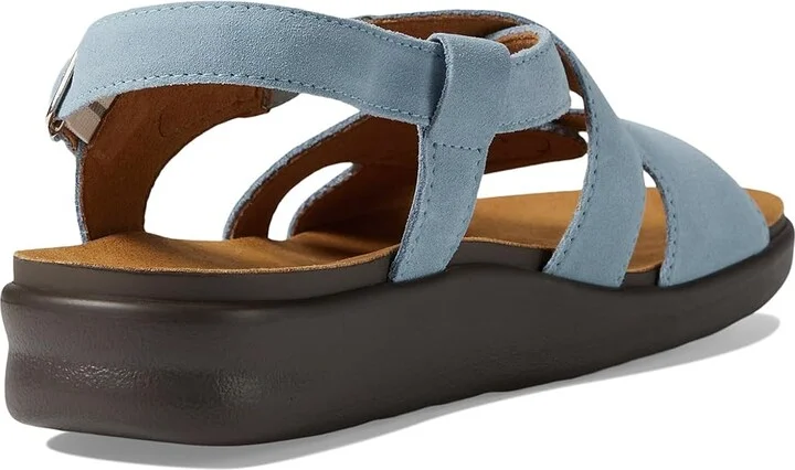 SAS Huggy Adjustable Comfort Sandal Women's Shoes Sky Harbor : 5 M - Medium (B), Leather - Image 4