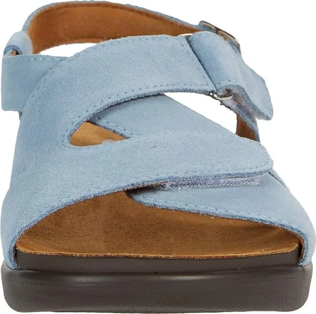 SAS Huggy Adjustable Comfort Sandal Women's Shoes Sky Harbor : 5 M - Medium (B), Leather - Image 5
