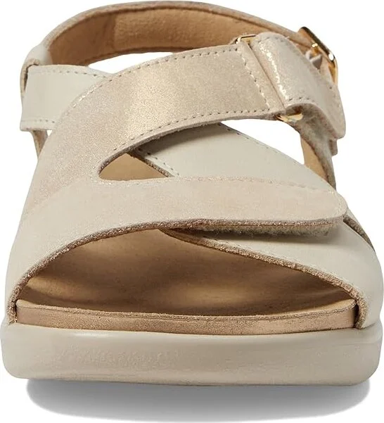 SAS Huggy Adjustable Comfort Sandal Women's Shoes Soft Gold : 6.5 W - Wide (C), Leather - Image 2