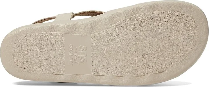 SAS Huggy Adjustable Comfort Sandal Women's Shoes Soft Gold : 6.5 W - Wide (C), Leather - Image 3