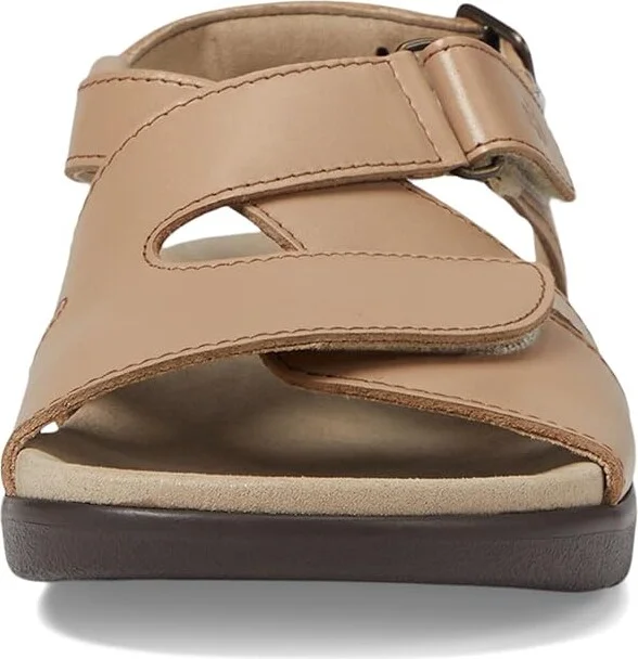 SAS Huggy Adjustable Comfort Sandal Women's Shoes Truffle : 7 N - Narrow (AA), Leather - Image 3