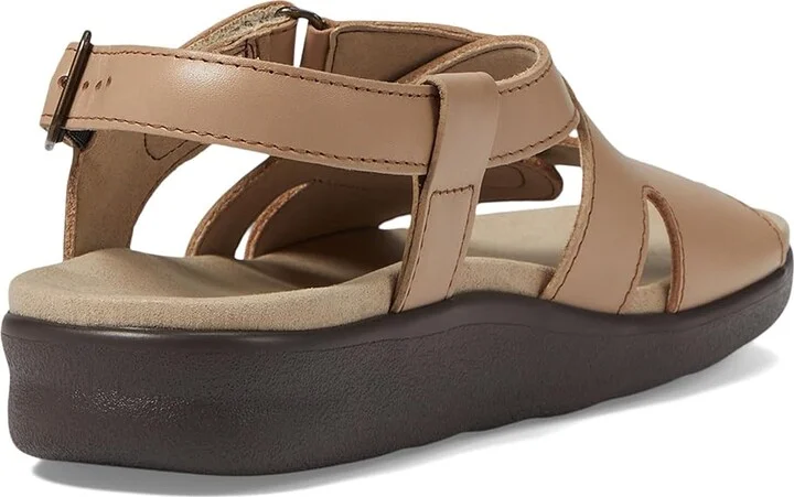 SAS Huggy Adjustable Comfort Sandal Women's Shoes Truffle : 7 N - Narrow (AA), Leather - Image 5