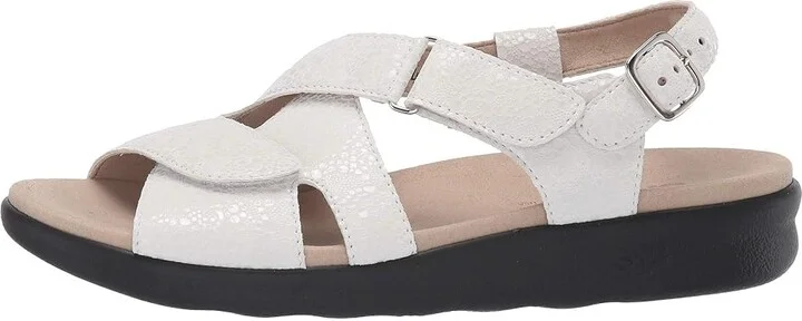 SAS Huggy Adjustable Comfort Sandal Women's Shoes Vanilla : 11 N - Narrow (AA), Leather - Image 7