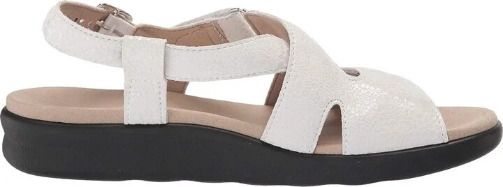 SAS Huggy Adjustable Comfort Sandal Women's Shoes Vanilla : 11 N - Narrow (AA), Leather - Image 8