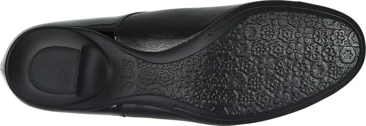 SAS Isabel Mary Jane Comfort Heel Women's Shoes Black/Black Patent : 6 S - Slim (AAA), Suede - Image 4