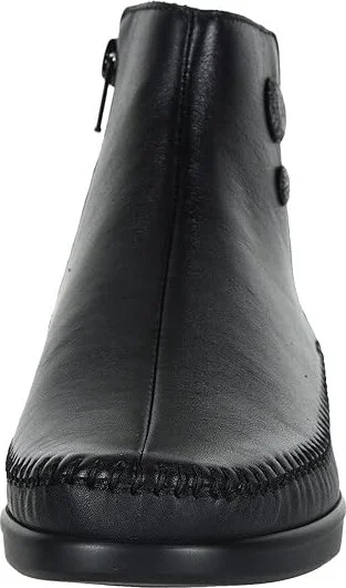 SAS Jade Side Zip Comfort Ankle Boot Women's Slip on Shoes Black : 7.5 S - Slim (AAA), Leather - Image 8
