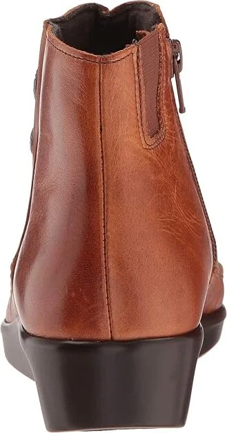 SAS Jade Side Zip Comfort Ankle Boot Women's Slip on Shoes Chestnut : 7.5 S - Slim (AAA), Leather - Image 5