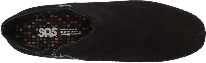 SAS Jade Side Zip Comfort Ankle Boot Women's Slip on Shoes Onyx : 7 N - Narrow (AA), Leather - Image 3