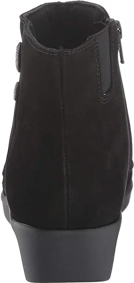 SAS Jade Side Zip Comfort Ankle Boot Women's Slip on Shoes Onyx : 7 N - Narrow (AA), Leather - Image 5