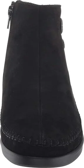 SAS Jade Side Zip Comfort Ankle Boot Women's Slip on Shoes Onyx : 7 N - Narrow (AA), Leather - Image 8