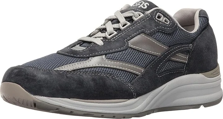 SAS Journey Mesh Comfort Walking Sneaker Men's Shoes Blue : 7 N - Narrow (C), Textile/Suede - Image 2