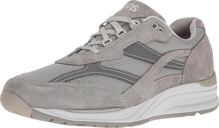 SAS Journey Mesh Comfort Walking Sneaker Men's Shoes Gray : 10 N - Narrow (C), Textile/Suede - Image 2