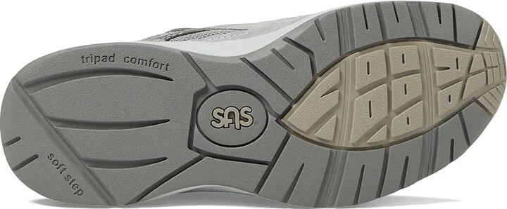 SAS Journey Mesh Comfort Walking Sneaker Men's Shoes Gray : 10 N - Narrow (C), Textile/Suede - Image 4
