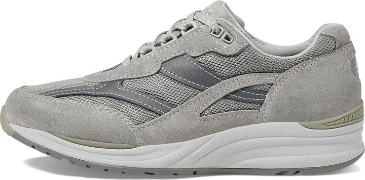 SAS Journey Mesh Comfort Walking Sneaker Men's Shoes Gray : 10 N - Narrow (C), Textile/Suede - Image 7